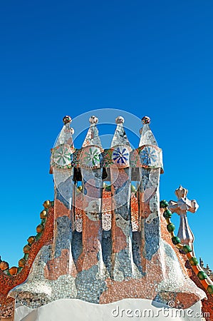 Casa Batllo, Barcelona - Spain Editorial Stock Photo