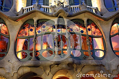 Casa Battlo Editorial Stock Photo