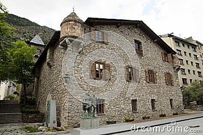 Casa de la Vall - Andorra Stock Photo