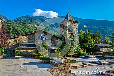 Casa de la Vall at Andorra la Vella Stock Photo