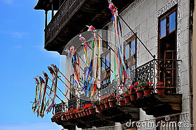 Casa de los Balcones Stock Photo