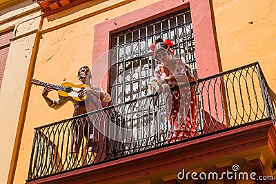 Casa de Memoria in Seville Editorial Stock Photo