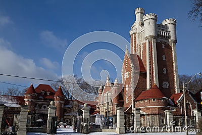 Casa Loma stables and Hunting Lodge near the main Castle Stock Photo
