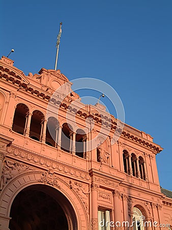 Casa rosada Stock Photo