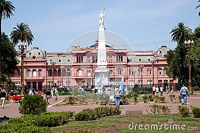 Casa rosada argentina Editorial Stock Photo