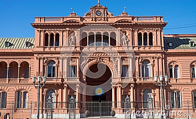 The Casa Rosada in Buenos Aires Stock Photo