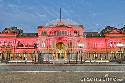 Casa Rosada building at Buenos Aires, Argentina Stock Photo