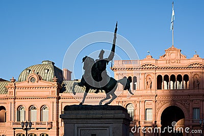 Casa Rosada (pink house) Buenos Aires Argentina Stock Photo