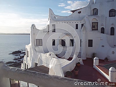 Casapueblo located in Punta Ballena, Uruguay Stock Photo