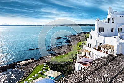 Casapueblo Punta del Este Beach Uruguay Stock Photo