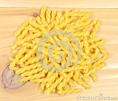 Casarecce pasta Stock Photo