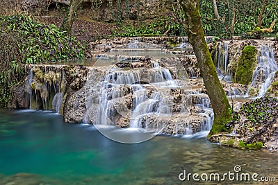 Krushuna falls in Bulgaria Stock Photo