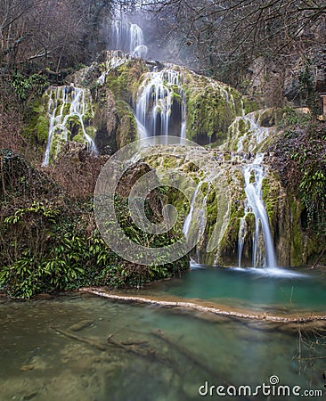 Krushuna falls in Bulgaria Stock Photo