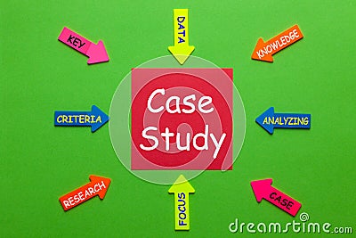 Case Study Concept Stock Photo