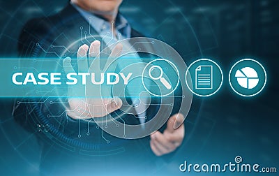 Case Study Knowledge Education Information Business Technology Concept Stock Photo
