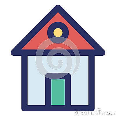 Casement Isolated Vector with Outline icon which can easily modify or edit Vector Illustration