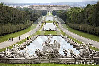 Caserta Royal Palace Stock Photo