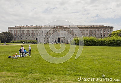 Caserta Royal Palace Editorial Stock Photo