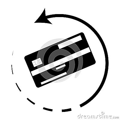 Cash back icon Vector Illustration