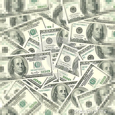 Cash Background Stock Photo