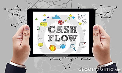 CASH FLOW Stock Photo