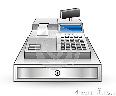 Cash register Vector Illustration
