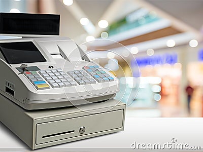 Cash Register Stock Photo