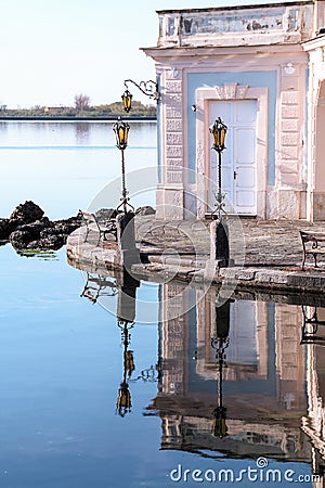 Casina vanvitelliana, Fusaro, Bacoli Stock Photo