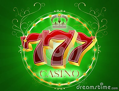 Casino 777 Stock Photo