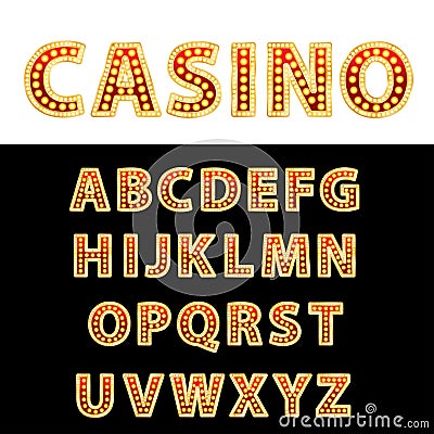 Casino alpha Vector Illustration