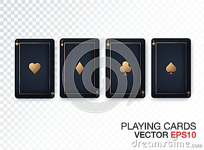 Casino card design collection-vintage style- elegant-poker-vip - Vector Vector Illustration