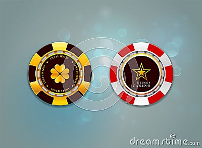 Casino chip Vector Illustration