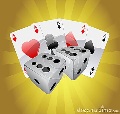 Casino elements Vector Illustration