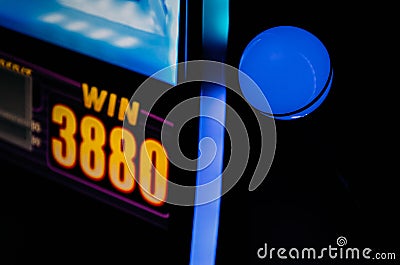 Casino gambling blackjack and slot machines waiting for gamblers and tourist to spend money Editorial Stock Photo