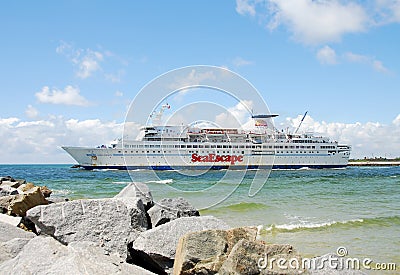 Casino gambling ship Editorial Stock Photo