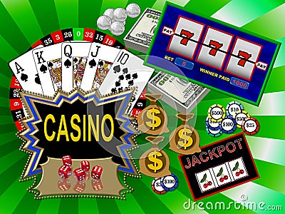 Casino games Stock Photo