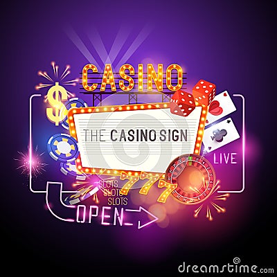 Casino Party Vector Vector Illustration