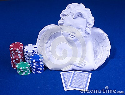 Casino poker pokerface Stock Photo