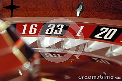 Casino Roulette Stock Photo