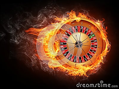 Casino Roulette Stock Photo