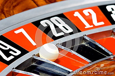 Casino, roulette Stock Photo