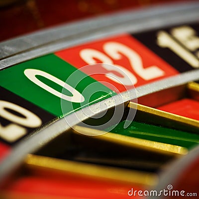 Casino, roulette Stock Photo