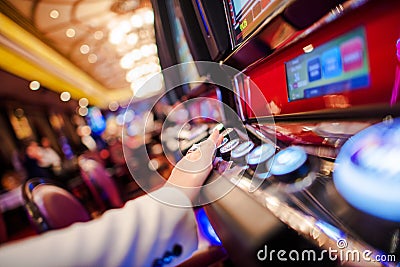 Casino Slot Video Games Stock Photo