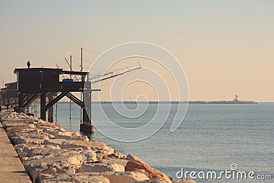 Casoni, Sottomarina. Chioggia Stock Photo