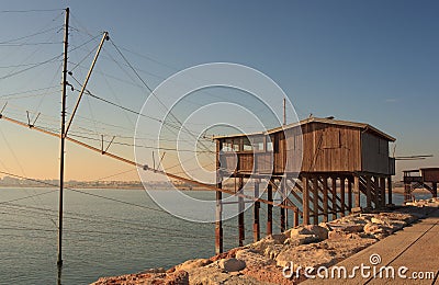 Casoni, Sottomarina. Chioggia Stock Photo