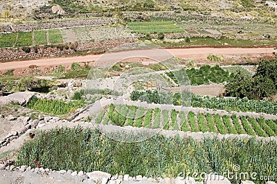 Caspana village, Chile Stock Photo