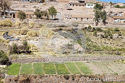 Caspana village, Chile Stock Photo