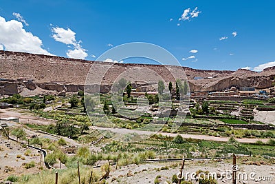 Caspana village in Chile Stock Photo