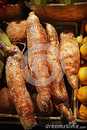 Cassava Stock Photo