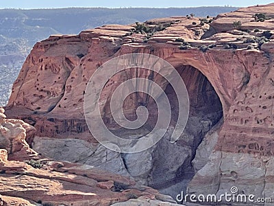 Capitol Reef National Park - Cassidy Arch Stock Photo